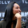  Rozonda "Chilli" Thomas des TLC lors d'une conf&eacute;rence de presse au Madison Square Garden de New York le 20 janvier 2015 