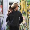 Exclusif - Charlize Theron et son fils Jackson se promènent dans les rues de Los Angeles, le 7 janvier 2015.