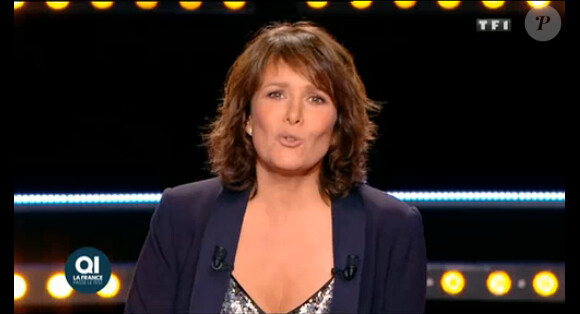 Carole Rousseau dans QI, la France passe le test, le 23 janvier 2015 sur TF1.