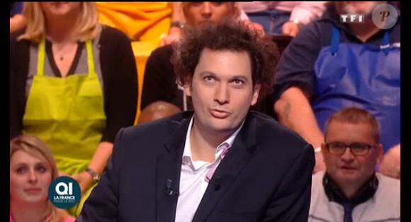Eric Antoine dans QI, la France passe le test, le 23 janvier 2015 sur TF1.