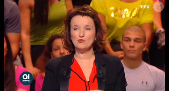Anne Roumanoff dans QI, la France passe le test, le 23 janvier 2015 sur TF1.