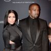 Kim Kardashian et Kanye West sur le tapis rouges des BET Honors à la Warner le 24 janvier 2015