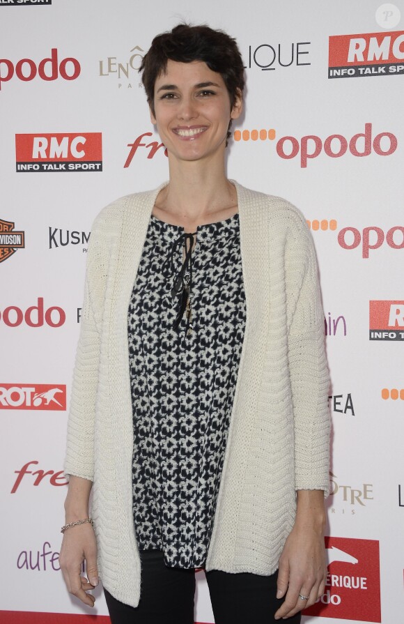 Eglantine Eméyé - Le 94e Prix d'Amérique Opodo à l'Hippodrome de Paris-Vincennes, le 25 janvier 2015.