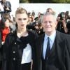 Francis Huster et Gaia Weiss au défilé de mode Dior pret-a-porter printemps-été 2013 Paris, le 28 septembre 2012