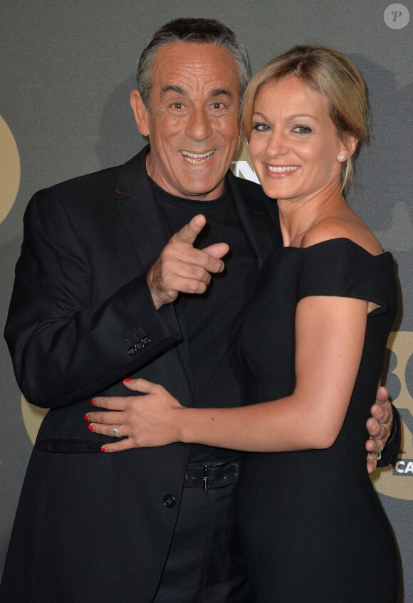 Thierry Ardisson et sa femme Audrey Crespo-Mara - Soirée des 30 ans de Canal+ au Palais de Tokyo à Paris le 4 novembre 2014.