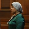 Nafissatou Diallo et son avocat Kenneth Thompson dans un tribunal de New York pour signer un accord financier, le 10 décembre 2012.