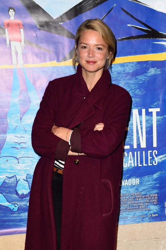 Virginie Efira lors de la première du film Vincent n'a pas d'écailles à la Cinémathèque Française, Paris, le 2 février 2015.