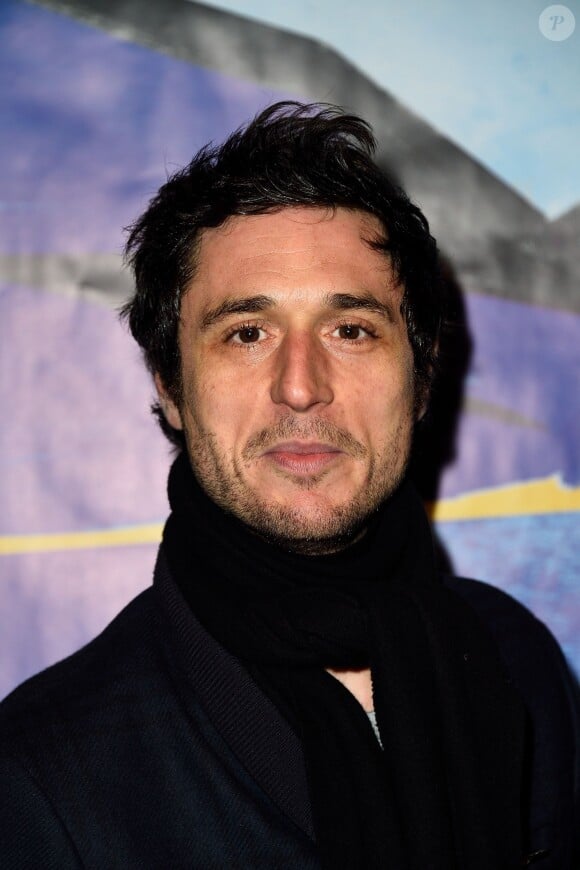 Jérémie Elkaïm à la première du film Vincent n'a pas d'écailles à la Cinémathèque Française, Paris, le 2 février 2015.