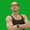 Jean-Claude Van Damme exécute ses gimmicks sur fond vert - janvier 2015