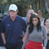 Kim Kardashian et Bruce Jenner sur Melrose à Los Angeles, le 20 octobre 2014