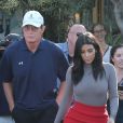  Kim Kardashian et Bruce Jenner sur Melrose &agrave; Los Angeles, le 20 octobre 2014 