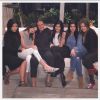 Bruce Jenner entouré de Kim, Khloe, Kourtney Kardashian, Kendall et Kylie Jenner - photo publiée sur le compte Instagram de Kim Kardashian le 20 janvier 2015