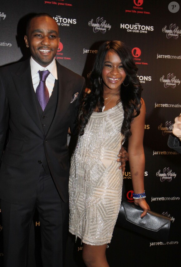 Bobbi Kristina Brown et Nick Gordon lors de l'avant-première de l'émission de télé-réalité 'The Houstons On Our Own' à New York le 22 octobre 2012