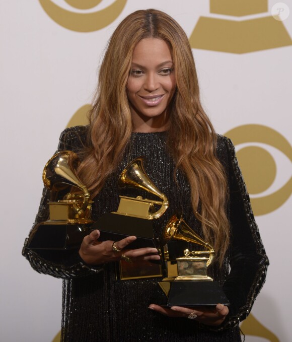 Beyoncé a remporté trois prix lors de la 57e édition des Grammy Awards, le 8 février 2015 à Los Angeles.