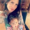 Claudia Galanti (ici avec sa fille Tal) et son ex-compagnon Arnaud Mimran ont été confrontés à la mort de leur fille Indila, leur troisième enfant, dans la nuit du 2 au 3 décembre 2014... Photo Instagram.