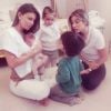 Claudia Galanti avec sa petite Indila après sa naissance en mars 2014. Le top paraguayen et son ex-compagnon Arnaud Mimran ont été confrontés à la mort de leur bébé, leur troisième enfant, dans la nuit du 2 au 3 décembre 2014... Photo Instagram.