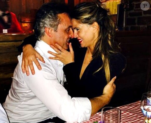Claudia Galanti avec son nouvel amoureux, Tommaso Buti, à Gstaad en janvier 2015. Le top paraguayen retrouve le sourire après la mort de sa fille, Indila, 9 mois, dans la nuit du 2 au 3 décembre 2014. Photo Instagram.