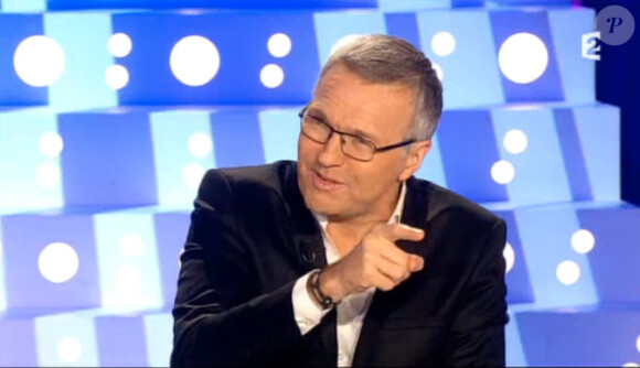 Laurent Ruquier dans On n'est pas couché, le samedi 7 février 2015 sur France 2.