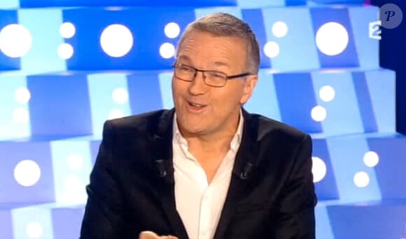 Laurent Ruquier dans On n'est pas couché, le samedi 7 février 2015 sur France 2.