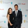 Edward Norton et sa femme Shauna Robertson - Soirée des nommés aux BAFTA à Londres le 7 février 2015