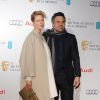 Mark Ruffalo et sa femme Sunrise Coigney - Soirée des nommés aux BAFTA à Londres le 7 février 2015