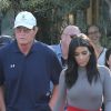 Kim Kardashian et Bruce Jenner sur Melrose à Los Angeles, le 20 octobre 2014