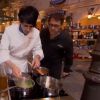 La ratatouille d'Olivier sauvée par Michel Sarran. 3e épisode de Top Chef 2015. Lundi 9 février 2015 sur M6.