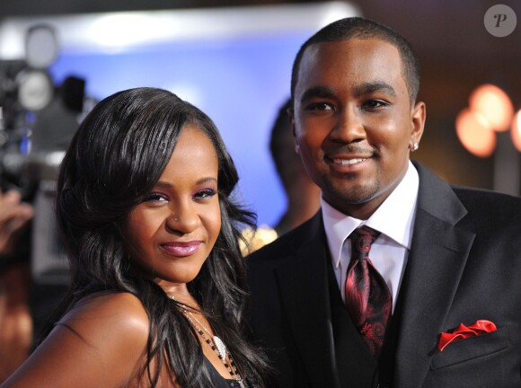 Bobbi Kristina et Nick Gordon lors de la première du film SParkle, au Grauman's Chinese Theatre de Hollywood le 16 août 2012