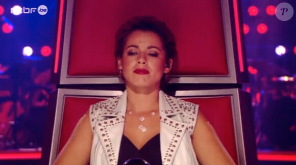 Chimène Badi, jurée dans The Voice Belgique.