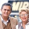Roger Hanin et sa défunte épouse Christine Gouzé Rénal en 1987.