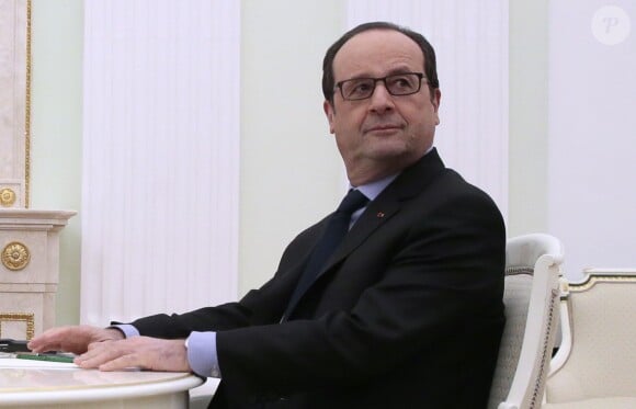 Le président français François Hollande à Moscou, le 6 février 2015.