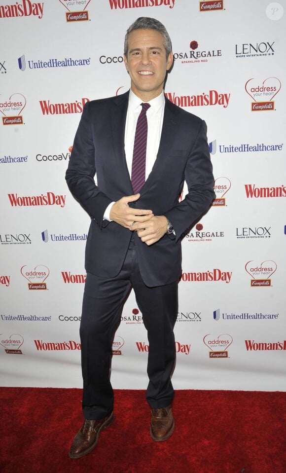 Andy Cohen à la 12ème soirée annuelle "Woman's Day Red Dress Awards" à New York. Le 10 février 2015