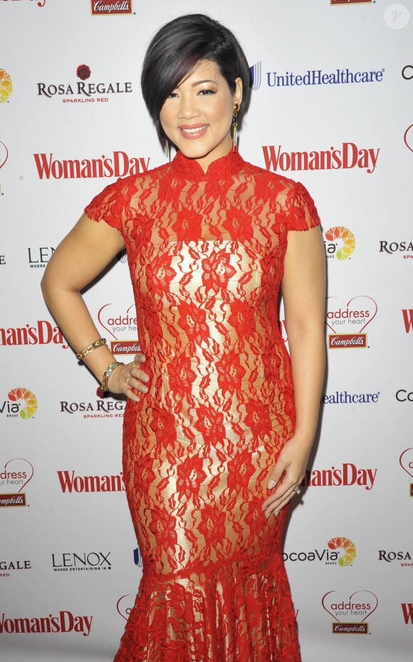 Tessanne Chin à la 12ème soirée annuelle "Woman's Day Red Dress Awards" à New York. Le 10 février 2015