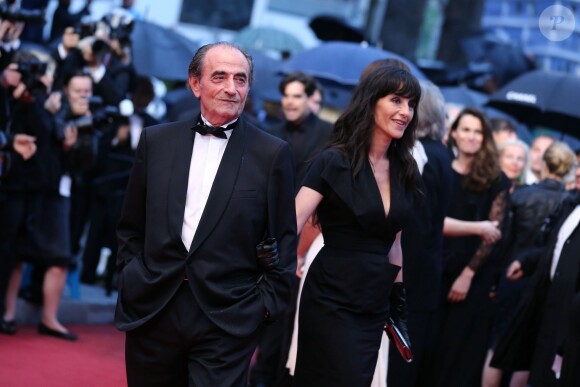 Richard Bohringer et sa fille Romane à Cannes le 27 mai 2012.