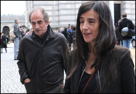 Richard Bohringer et sa fille Romane à Paris le 11 avril 2012.
