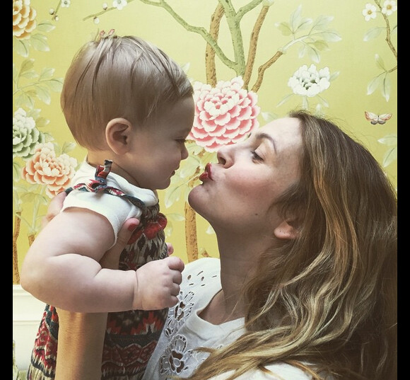 Drew Barrymore a partagé une adorable photo avec sa petite fille Franckie sur son compte Instagram, le 11 février 2015