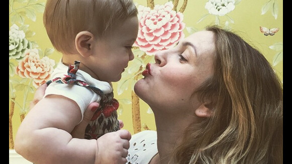 Drew Barrymore, maman folle d'amour : Adorable photo avec sa fille Franckie