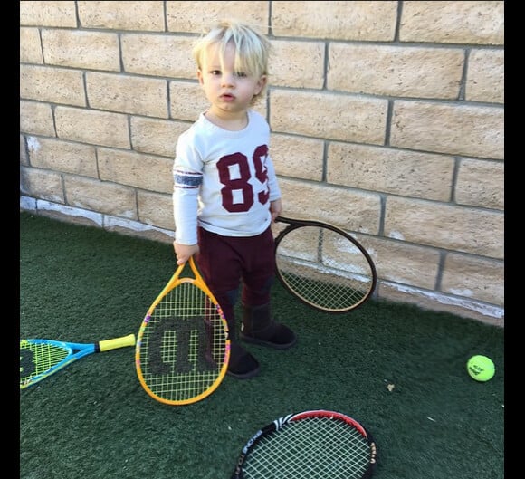 Sur son compte Instagram, Jessica Simspon a ajouté une photo de son fils Ace Knut, le 24 janvier 2015