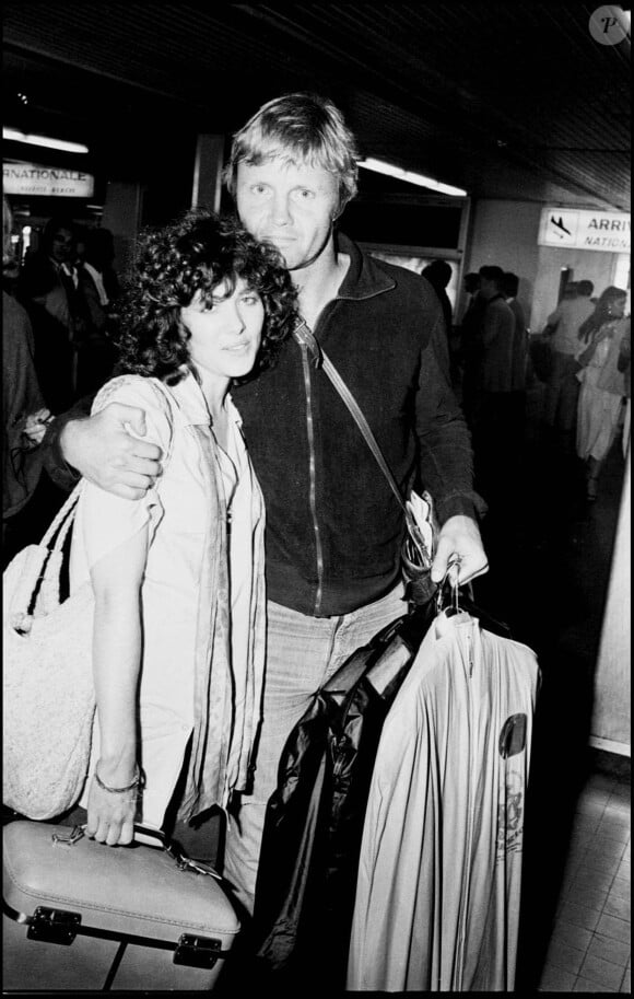Jon Voight et Marcheline Bertrand à Cannes en 1978. 