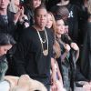 Jay Z, Beyoncé et Kim Kardashian assistent au défilé YEEZY SEASON 1 (adidas Originals x Kanye West) au Skylight Clarkson Square. New York, le 12 février 2015.