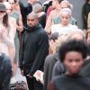 Kanye West lors du défilé YEEZY SEASON 1 (adidas Originals x Kanye West) au Skylight Clarkson Square. New York, le 12 février 2015.