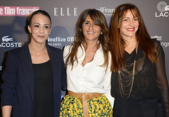 Alice Belaïdi, Géraldine Nakache et Audrey Dana - Cérémonie des 22èmes Trophées du Film Français 2015 au Palais Brongniart à Paris, le 12 février 2015.