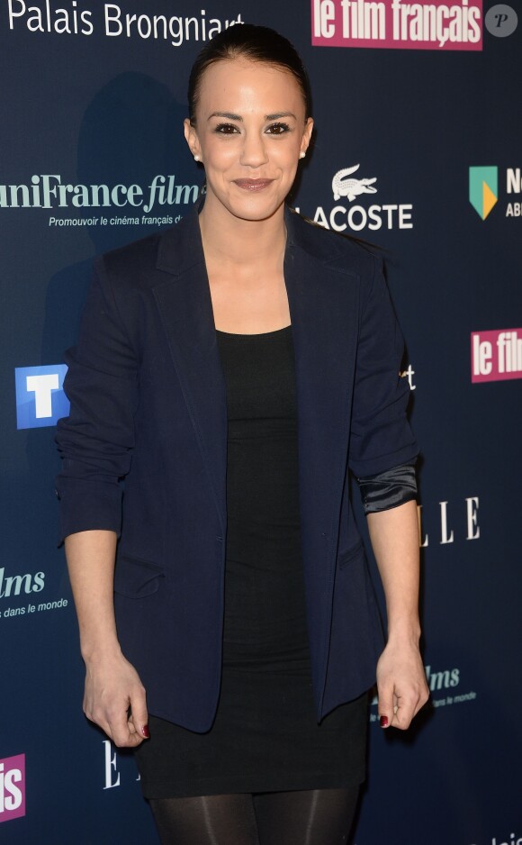 Alice Belaïdi - Cérémonie des 22èmes Trophées du Film Français 2015 au Palais Brongniart à Paris, le 12 février 2015.