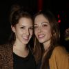 Léa François et Dounia Coesens à la soirée "Loft By" au Comedy Club à Paris le 6 février 2015.