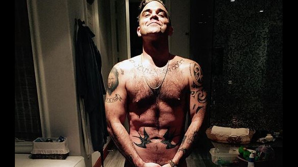 Robbie Williams : Nu pour ses 41 ans, il copie Kim Kardashian...