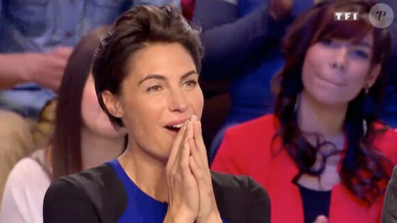 Alessandra Sublet surprise dans Les enfants de la télé, le 13 février 2015 sur TF1.