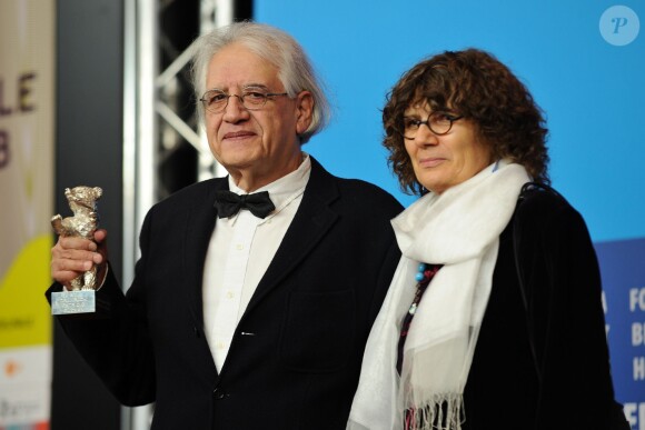 Patricio Guzman au palmarès de la Berlinale, le 14 février 2015.
