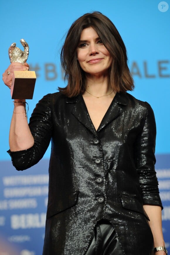 Malgorzata Szumowska au palmarès de la Berlinale, le 14 février 2015.