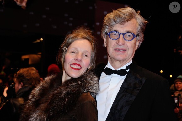 Wim Wenders et Donata Wenders lors de la soirée de clôture de la Berlinale, le 14 février 2015.