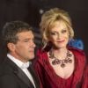 Antonio Banderas et Melanie Griffith aux Goya Awards à Madrid, le 19 février 2012.